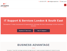 Tablet Screenshot of perceptiveit.net